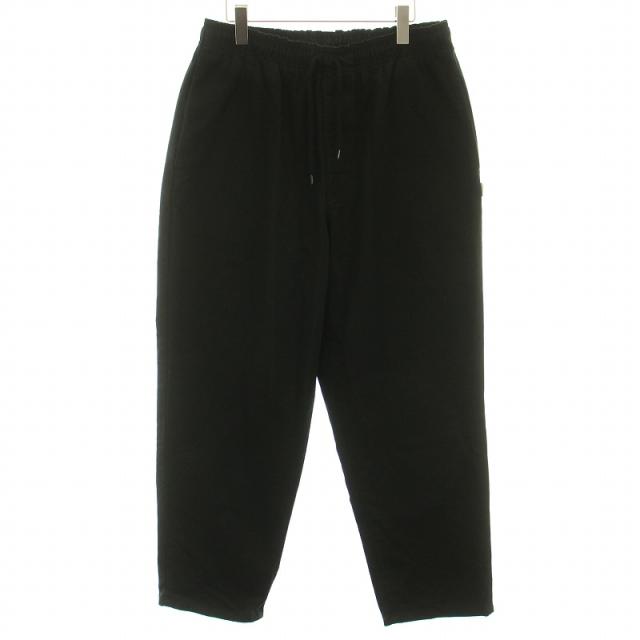 【中古】ダブルタップス WTAPS 24AW TROUSERS / COTTON.TWILL ワイドパンツ テーパード X03 黒 242WVDT-PTM03の通販は