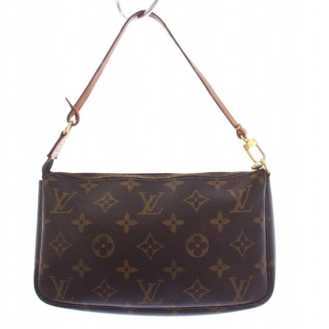 【中古】ルイヴィトン ポシェット アクセソワール モノグラム アクセサリーポーチ ハンドバッグ M51980の通販は