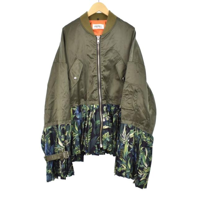 【KIDILL】 PLEATED MA-1JACKET KL794] PLEATED MA-1 JACKET Color: BLACK Size: 44 , 46 Price