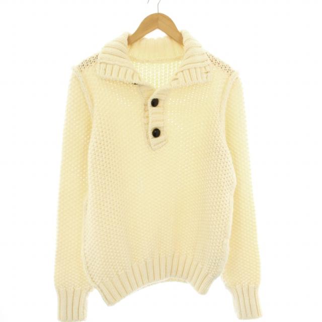 【中古】マスク 39MASQ ニット セーター 長袖 アイボリー AI 2010/11 /TK メンズの通販は 5,336円