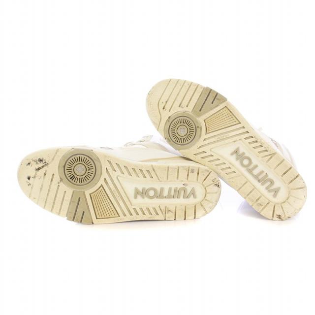 【中古】ルイヴィトン LOUIS VUITTON 20SS LVトレイナー ハイカットスニーカー 7.5 ホワイト 1A7P25 ☆AA★ メンズ 中古】ルイヴィトン LOUIS VUITTON 20SS LVトレイナー ハイカット