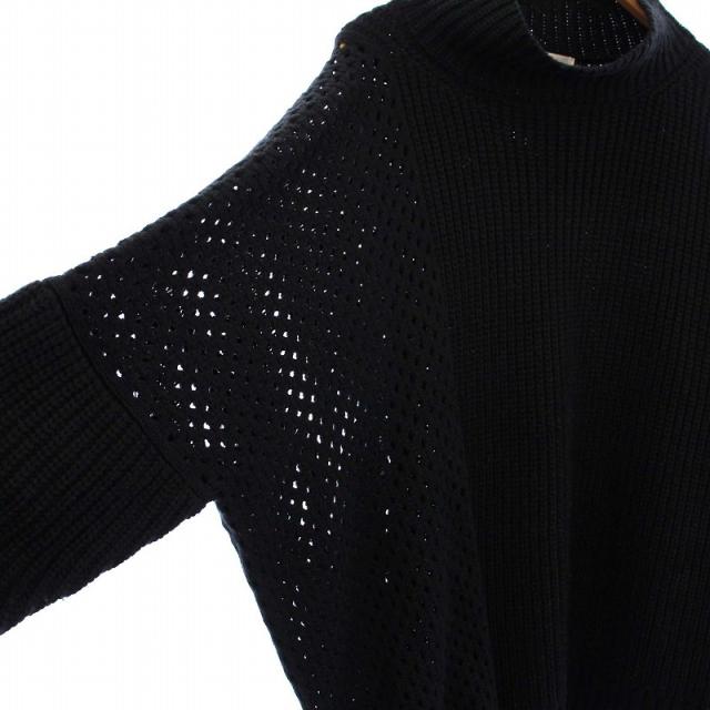 中古】サルバム sulvam Mesh asymmetry knit メッシュアシンメトリー