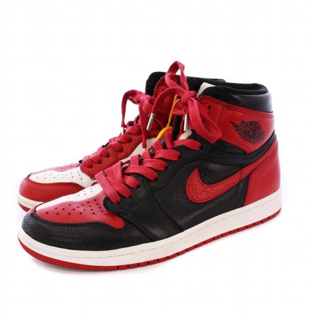 【中古】ナイキ 2300足限定 Air Jordan 1 Retro High Homage To  Chicago Numbered スニーカー US8 AR9880-023 中古】ナイキ 2300足限定 Air Jordan 1 Retro High Homage To Home