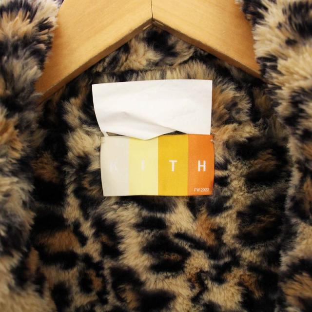 中古】キスニューヨークシティ 22AW Faux Leopard Patten Overcoat