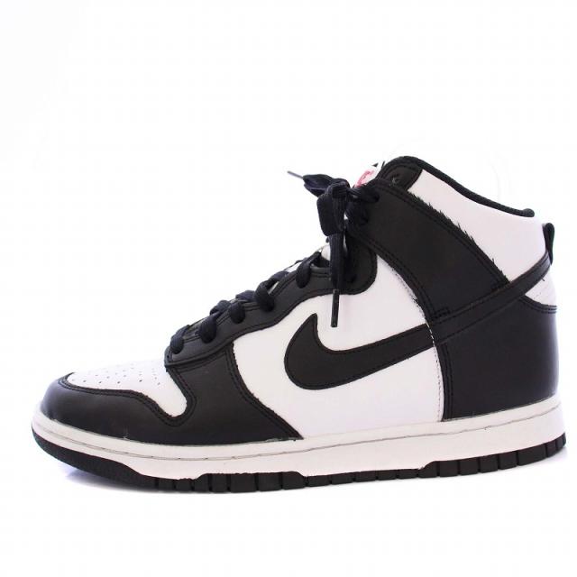 【中古】ナイキ Women's Dunk High Black and White ウィメンズ ダンク ハイ スニーカー US10 27cm DD1869-103