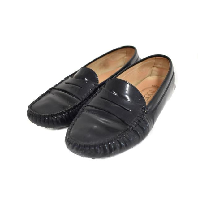 TODS ローファー 37 中古】トッズ TOD'S パンチング ローファー