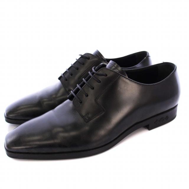 【中古】ルイヴィトン ミニスター ダービー ダミエ･グラディエント ビジネスシューズ ドレスシューズ 7 黒 1ACDF8