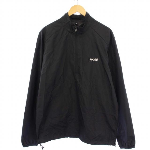 【中古】700FILL ハーフジップジャケット アウター プルオーバー L 黒 /KH メンズ