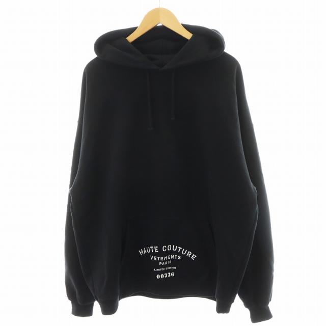 トップス VETEMENTS 21SS MAISON DE COUTURE HOODIE ヴェトモン VETEMENT 21SS MAISON DE COUTURE LOGO HOODIE パーカー