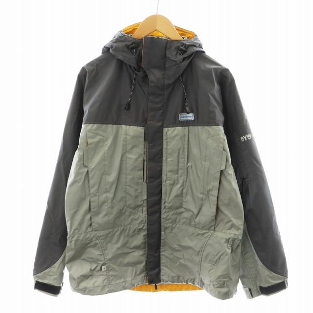 【中古】未使用品 アイ ジュンヤワタナベマン コムデギャルソン ジュンヤマン ナイロンリップラミネート S グレー