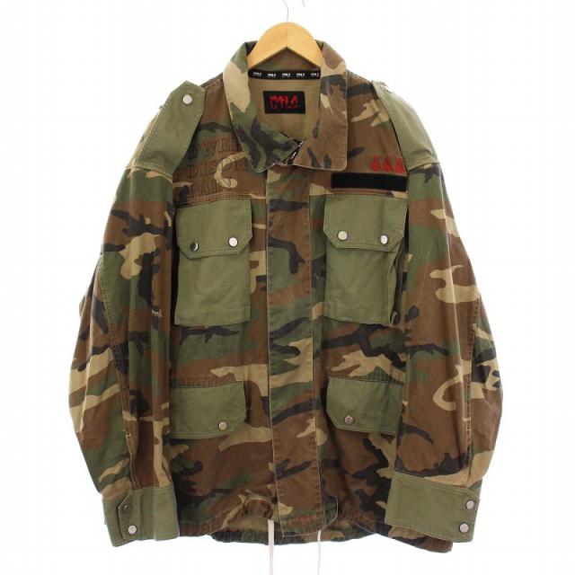 【中古】カタリスト CVTVLIST Military Jacket ミリタリージャケット 迷彩 カモフラ F カーキ 2101090102