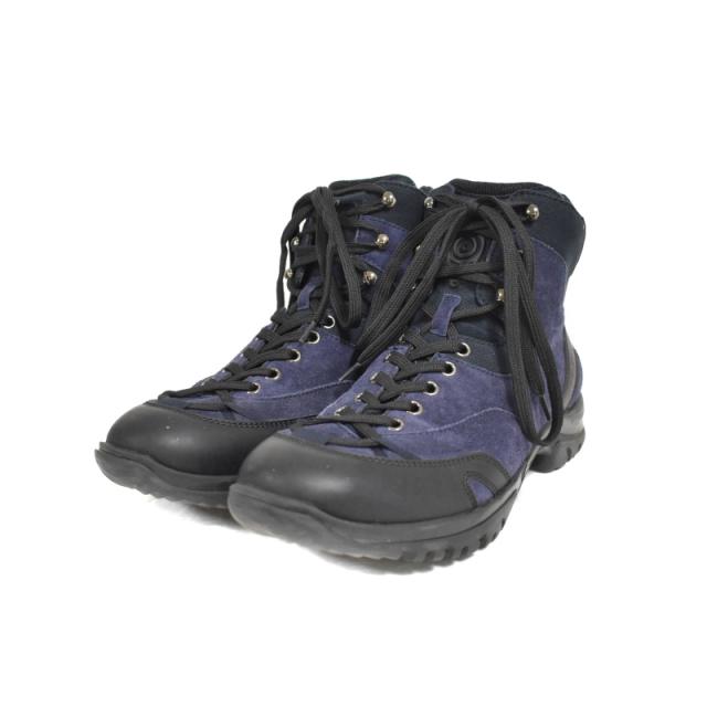 【中古】ロエベ LOEWE アイ ロエベ ネイチャー トレッキングブーツ 43 紺 ネイビー 581911 ☆AA★ メンズ