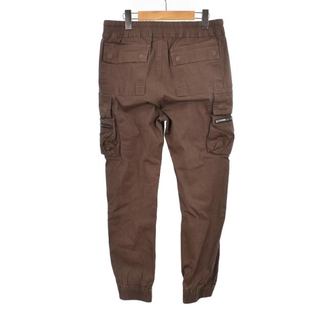 【中古】リックオウエンス Rick Owens 22AW マストドン ドローストリング カーゴパンツ 50 茶 ブラウン RU02B2396-TE_1