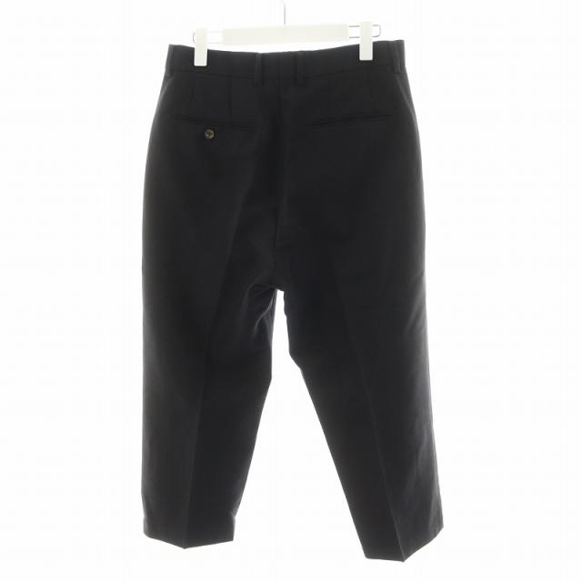 ワコマリア ラメ　スラックス　ドーメル　S 黒 GLITTER PLEATED TROUSERS (TYPE-1) -DORMEUL-【BLACK】｜WACKO MARIA
