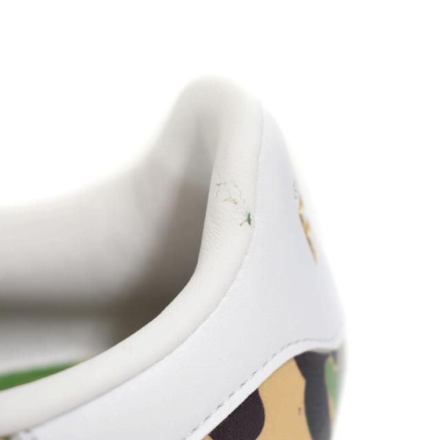 【中古】adidas originals × A BATHING APE STAN SMITH ABC CAMO スタンスミス スニーカー カモフラ 25.5cm IG8949
