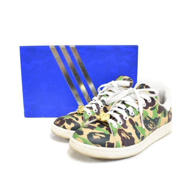 中古】adidas originals × A BATHING APE STAN SMITH ABC CAMO
