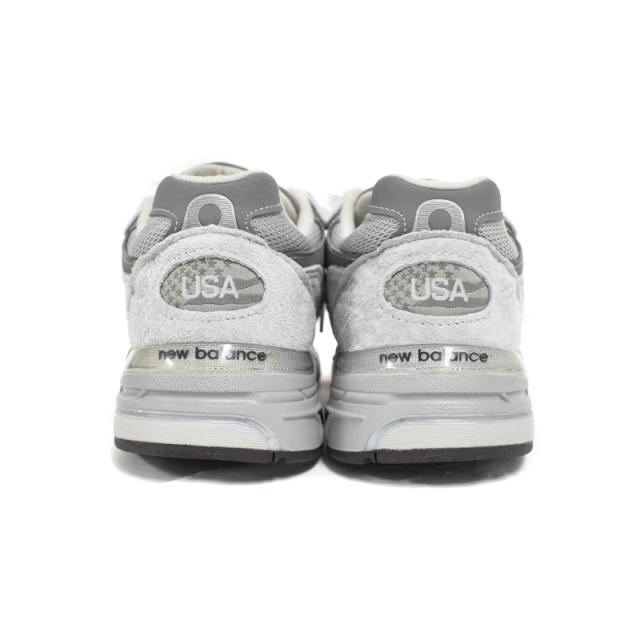 【中古】ニューバランス NEW BALANCE 993 Made in USA スニーカー ローカット 27.5cm グレー MR993GL メンズ