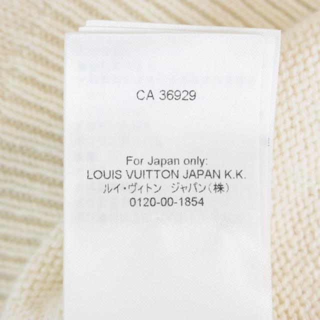 【中古】ルイヴィトン LOUIS VUITTON 24年製 ジュエルボタン カーディガン カシミヤ S ホワイト RW241WB LMT FQKC93_4