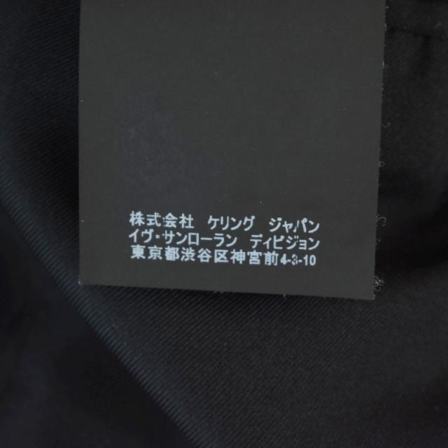 【中古】イヴサンローラン YVES SAINT LAURENT 19年製 テーラードジャケット ブレザー 1B 36 黒 ブラック 517740 中古】イヴサンローラン YVES SAINT LAURENT 19年製 テーラード