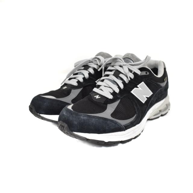 【中古】ニューバランス NEW BALANCE GORE-TEX ゴアテックス スニーカー ローカット 27.5cm 黒 ブラック M2002RXD
