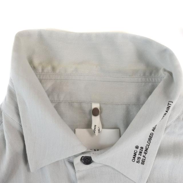 【中古】オーエーエムシー OAMC HAZE SHIRT シャツ 長袖 S グレー OAMQ605782 メンズ 中古】オーエーエムシー OAMC HAZE SHIRT シャツ 長袖 S グレー