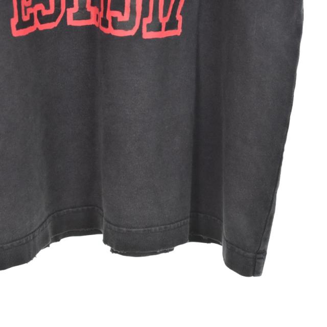 【中古】バレンシアガ BALENCIAGA 23SS カレッジプリント ミディアムフィット Tシャツ 半袖 ダメージ加工 XS 739784_6