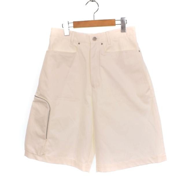 【中古】マツフジ MATSUFUJI OCTIA 8 4+4 POCKET SHORT PANTS ショートパンツ ハーフパンツ ショーツ 2 白 MTMK-0404