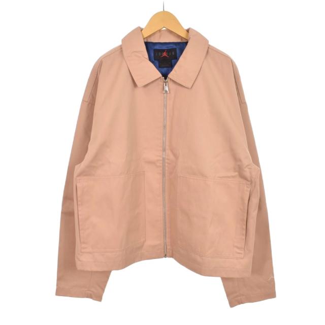 【中古】ナイキ NIKE JORDAN BRAND M J JB WVN JKT ジャケット ジップアップ M ベージュ FJ6135-296 ☆AA★ メンズ