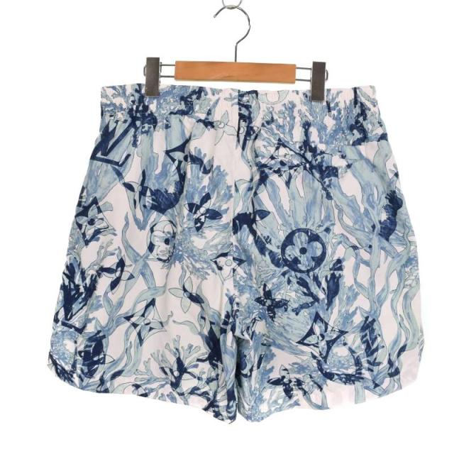 Louis Vuitton モノグラム ショートパンツ 38サイズ イタリア製 大人気！】LOUIS VUITTON モノグラムプリントシルクショーツ (Louis