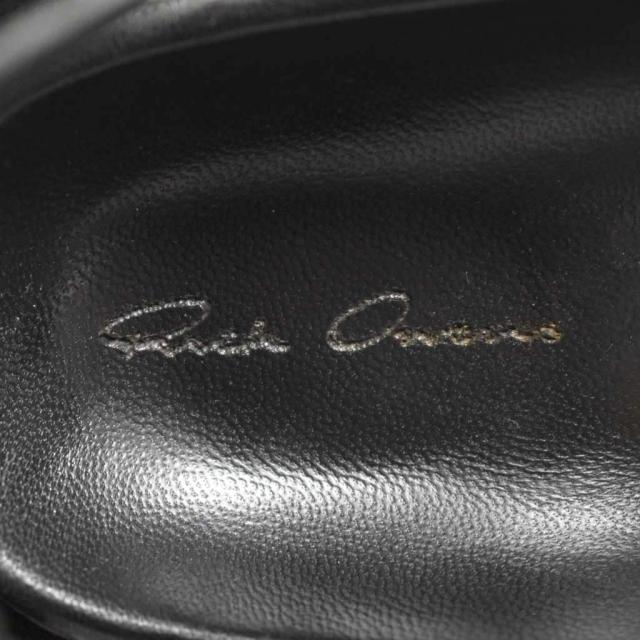 【中古】リックオウエンス Rick Owens Turbo Cyclop Sandals プラットフォーム サンダル 40 黒 ブラック RU01B1879LE_5