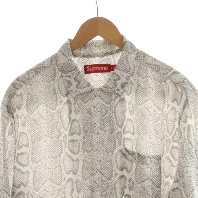 中古】シュプリーム SUPREME 24SS Snake Shirt シャツ 半袖 パイソン柄