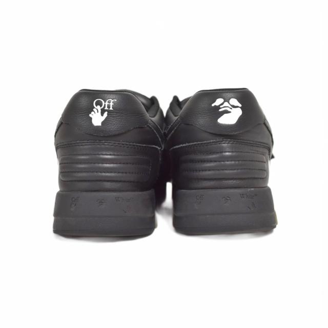 【中古】オフホワイト OFF WHITE OUT OF OFFICE FOR WALKING レザー ローカット スニーカー 43 黒 ブラック ☆AA★ 中古】オフホワイト OFF WHITE OUT OF OFFICE FOR WALKING レザー