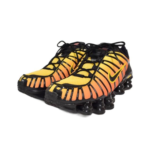【中古】ナイキ NIKE Shox TL Sunrise 2019 ショックスTL サンライズ スニーカー US8 オレンジ AV3595-004 メンズ