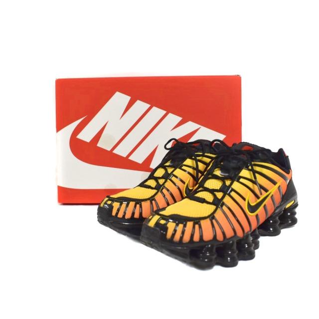 【中古】ナイキ NIKE Shox TL Sunrise 2019 ショックスTL サンライズ スニーカー US8 オレンジ AV3595-004 メンズ