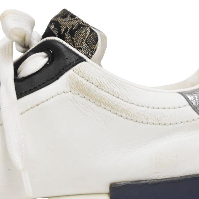 【中古】ドルチェ&ガッバーナ ドルガバ DOLCE&GABBANA ポルトフィーノシリーズ ナッパカーフスキン スニーカー 6 白_7