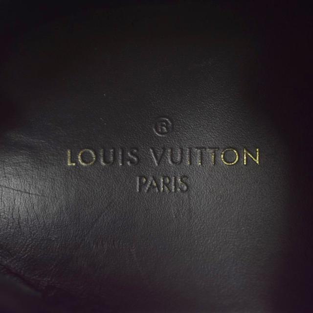 【中古】ルイヴィトン LOUIS VUITTON ランアウェイライン モノグラム スニーカー 切替 5.5 茶 ブラウン ☆AA★ メンズ_5