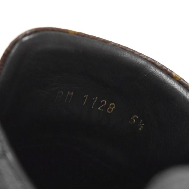 【中古】ルイヴィトン LOUIS VUITTON ランアウェイライン モノグラム スニーカー 切替 5.5 茶 ブラウン ☆AA★ メンズ_6
