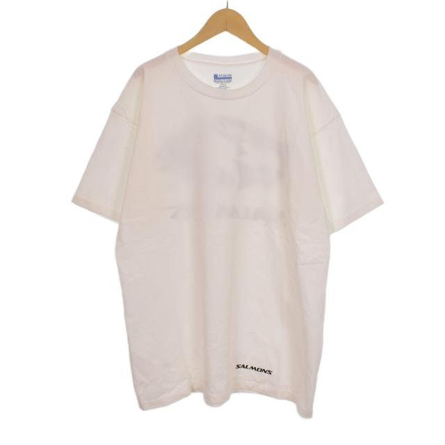【中古】アークテキサス ARC'TEXAS SALMONS S/S TEE Tシャツ カットソー 半袖 L 白 ホワイト メンズ