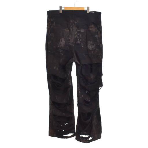 【中古】バレンシアガ BALENCIAGA 23SS Super Destroyed Baggy スーパーデストロイ バギーデニムパンツ 745248_1