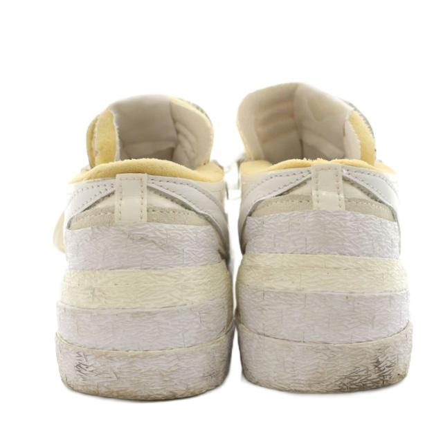 【中古】ナイキ NIKE × サカイ sacai ブレーザー ロー BLAZER LOW スニーカー シューズ US8.5 26.5cm 白 DM6443-100