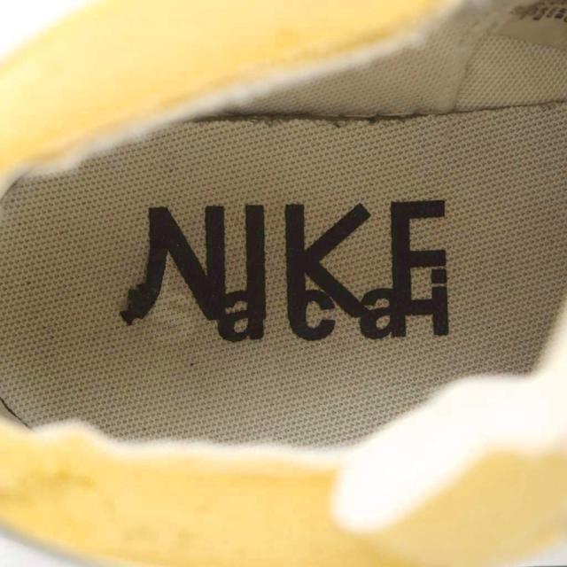 【中古】ナイキ NIKE × サカイ sacai ブレーザー ロー BLAZER LOW スニーカー シューズ US8.5 26.5cm 白 DM6443-100