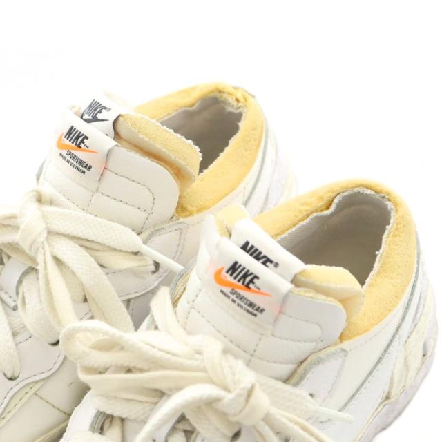 【中古】ナイキ NIKE × サカイ sacai ブレーザー ロー BLAZER LOW スニーカー シューズ US8.5 26.5cm 白 DM6443-100
