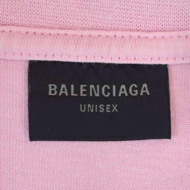 【中古】バレンシアガ BALENCIAGA 22年製 BB PARIS Oversize T-shirt オーバーサイズ Tシャツ 半袖 XS ピンク 739784_2