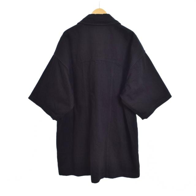 中古】カタリスト CVTVLIST デニムシャツ ジャケット 半袖 ロゴ 中古】カタリスト CVTVLIST デニムシャツ ジャケット 半袖 ロゴ