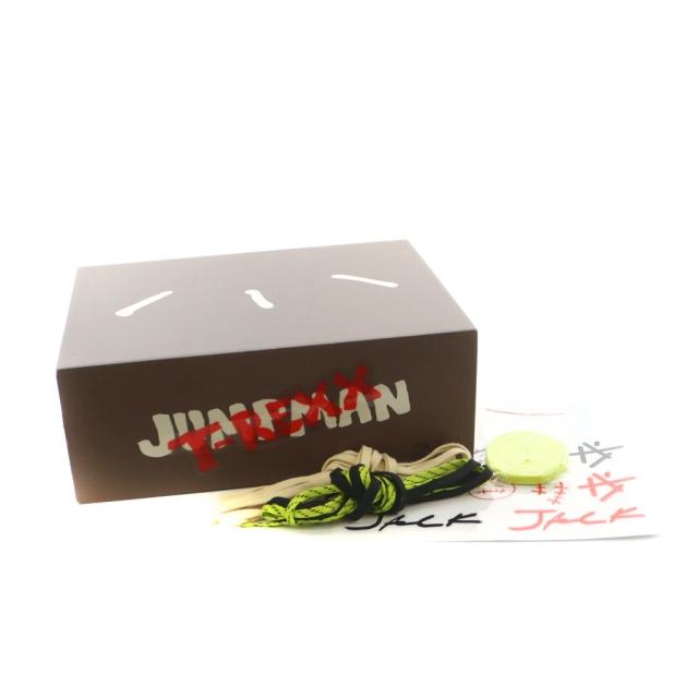 【中古】ナイキ × トラヴィス スコット ジャンプマンジャック スニーカー US11 29.0cm 黄緑 ベージュ 黒 FZ8117-102