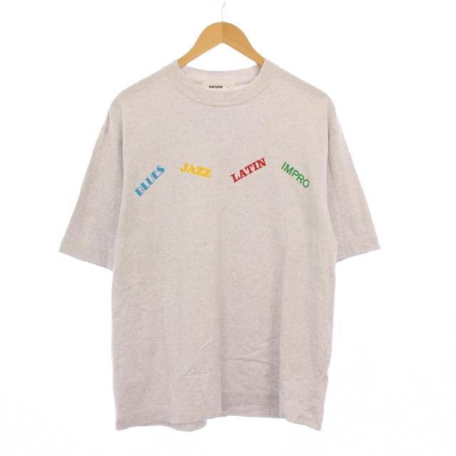 【中古】エブリワン everyone billboard tee shirt ビルボードTシャツ カットソー 半袖 M グレー EV23-CS06