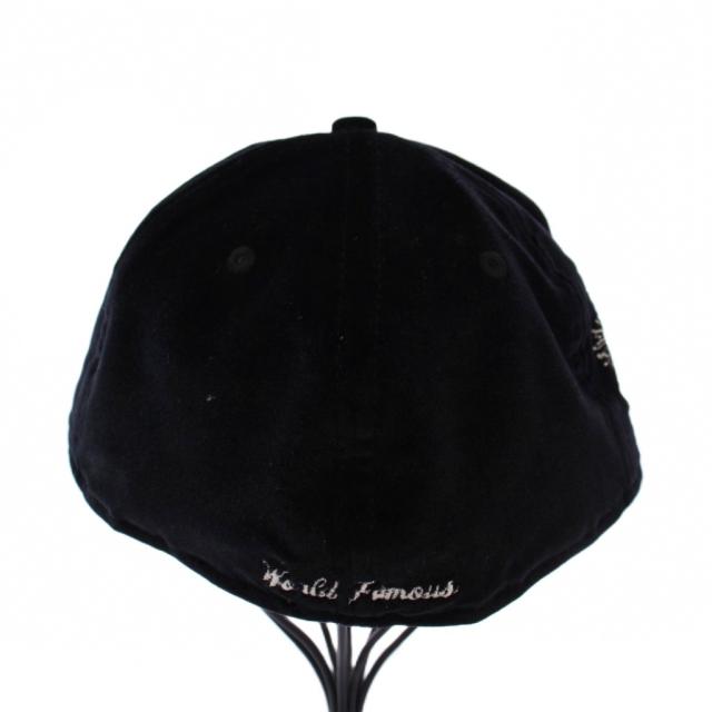 【中古】シュプリーム ニューエラ 22SS Velour Box Logo ベロア ボックスロゴ ベースボールキャップ 野球帽 59.6cm 黒