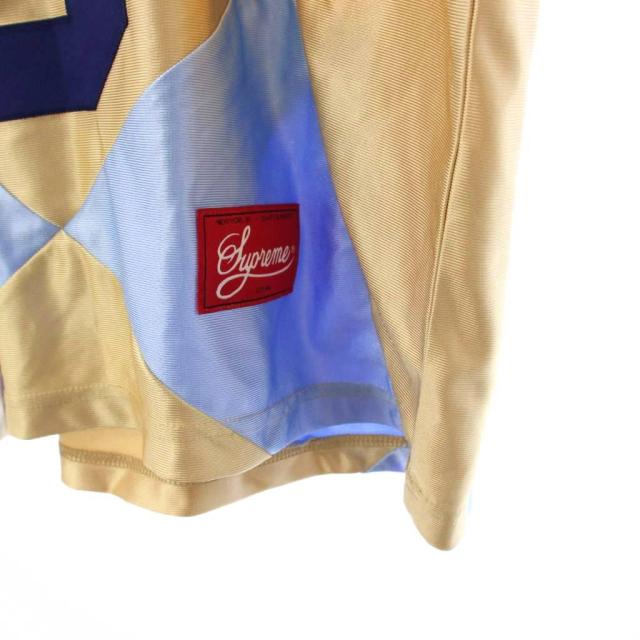 【中古】シュプリーム 24AW Star Football Jersey フットボールジャージーTシャツ カットソー 半袖 ロゴ S ベージュ 中古】シュプリーム 24AW Star Football Jersey フットボール