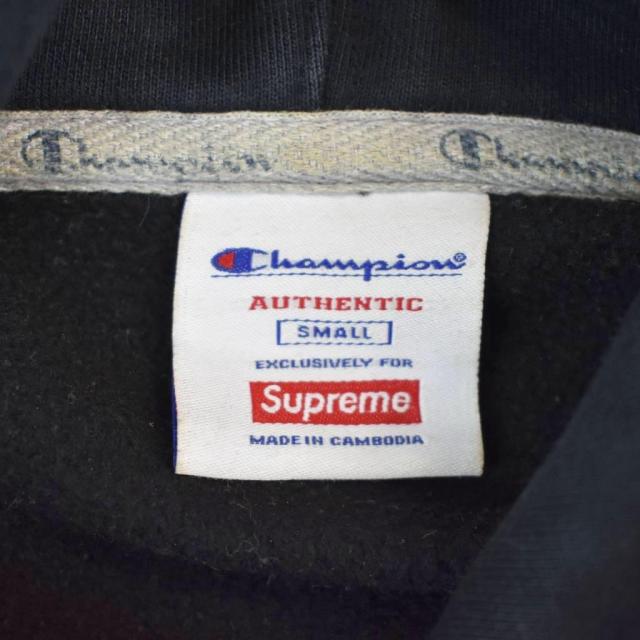 【中古】シュプリーム SUPREME チャンピオン Champion 18SS Hooded Sweatshirt パーカー フーディー ロゴ プリント S_2