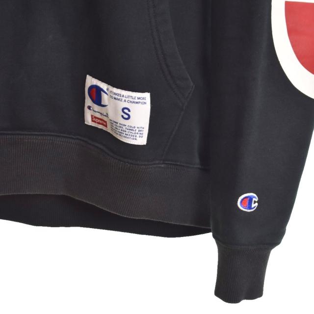 【中古】シュプリーム SUPREME チャンピオン Champion 18SS Hooded Sweatshirt パーカー フーディー ロゴ プリント S_4